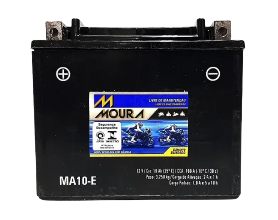 Bateria Moura 10ah Moto
