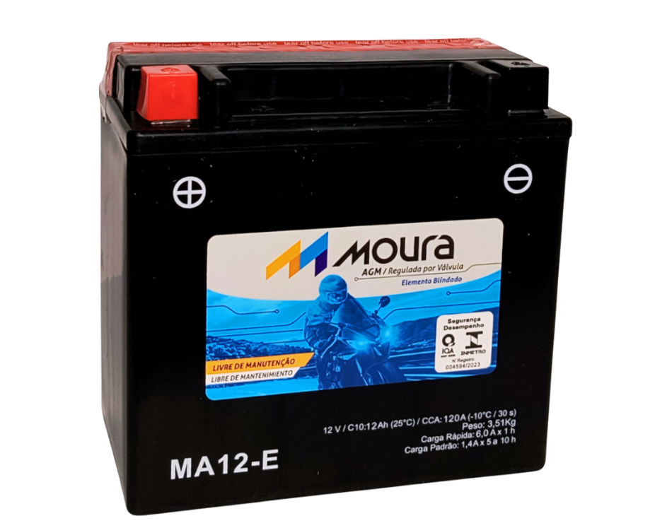 Bateria Moura 12ah Moto